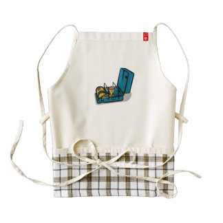 Retro Swedish Camp Stove Zazzle HEART Apron