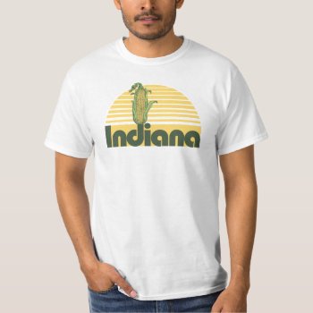 Retro Sweet Home Indiana T-shirt by Retro_Zombies at Zazzle