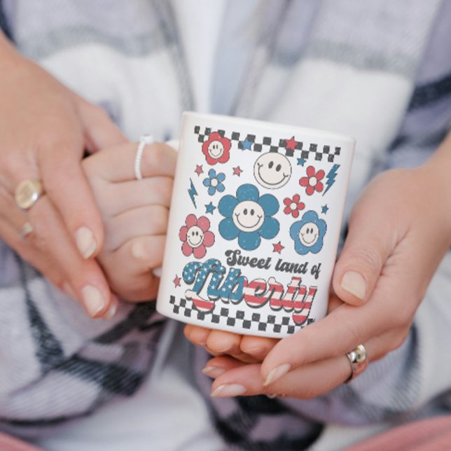 Retro Sweet Land of Liberty Baby's Fourth of July  Coffee Mug (Creator Uploaded)