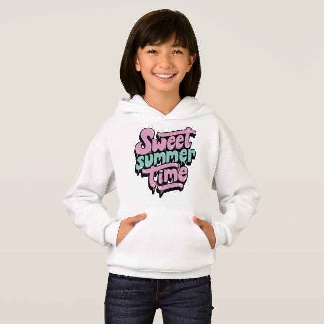 Retro Sweet Summer Time Hoodie (Front Full)