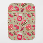 Retro Sweets Baby Burp Cloth