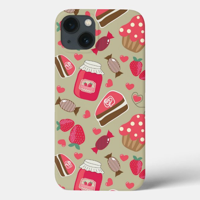 Retro Sweets Case-Mate iPhone Case (Back)