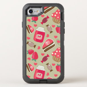 Retro Sweets OtterBox Defender iPhone SE/8/7 Case