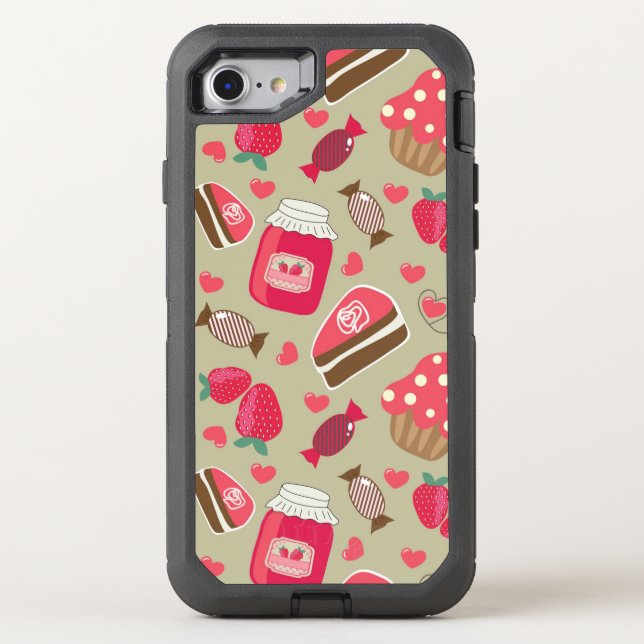 Retro Sweets Otterbox iPhone Case (Back)