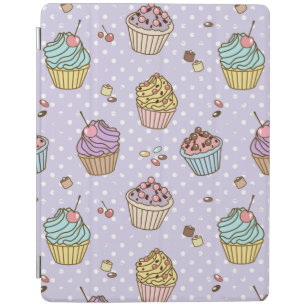 Retro Sweets Pattern iPad Smart Cover