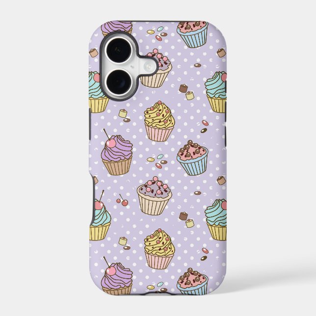 Retro Sweets Pattern Iphone Case (Back)
