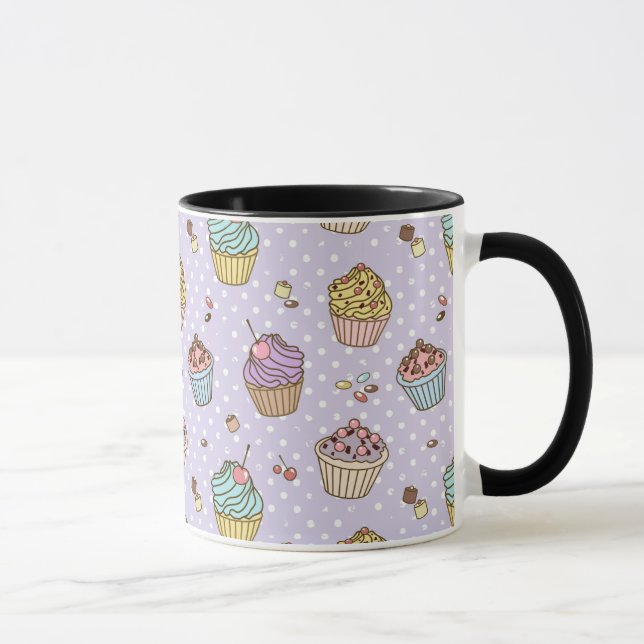 Retro Sweets Pattern Mug (Right)