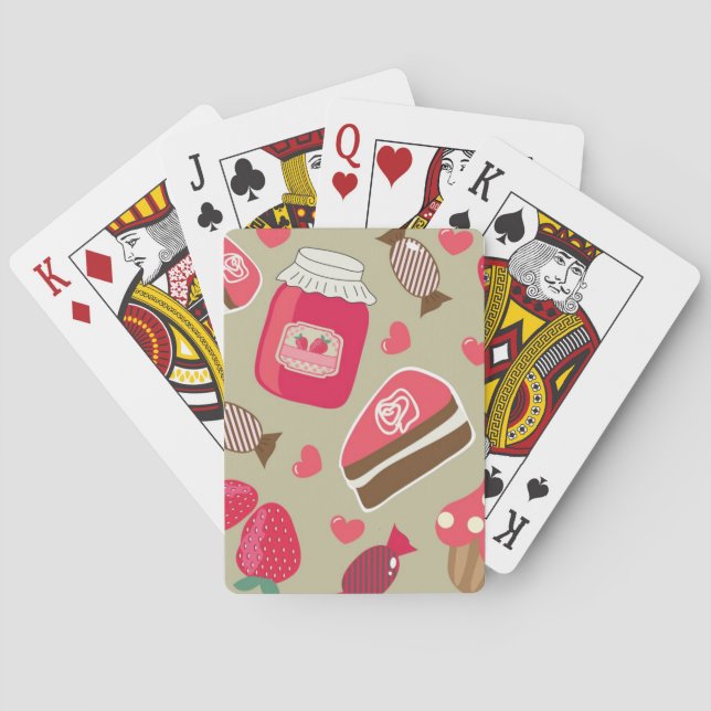 Retro Sweets Poker Cards (Back)