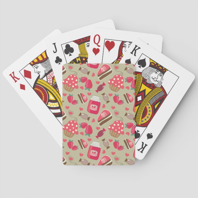 Retro Sweets Poker Cards (Back)