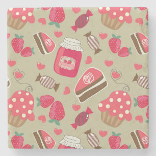 Retro Sweets Stone Coaster