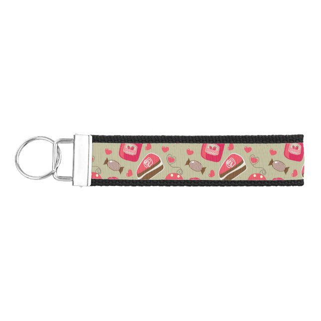 Retro Sweets Wrist Keychain (Keys on Left)