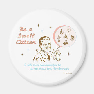 Retro 'Swell Citizen' Magnet