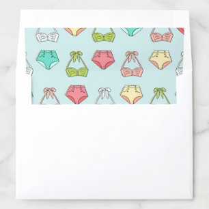 Retro Swimsuit Lingerie Envelope Liner