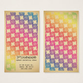 Retro Swirl Gradients Bright (Front & Back)