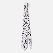 Retro Swirl Modern Black White