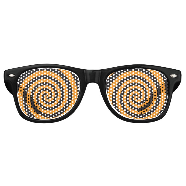 Retro Swirl Party Sunglasses (Front)