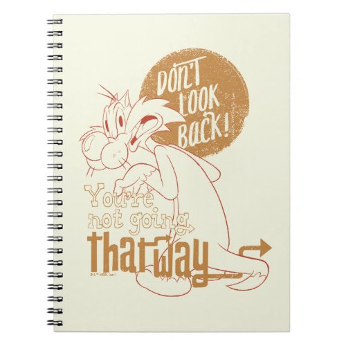 Retro SYLVESTER  Dont Look Back Notebook