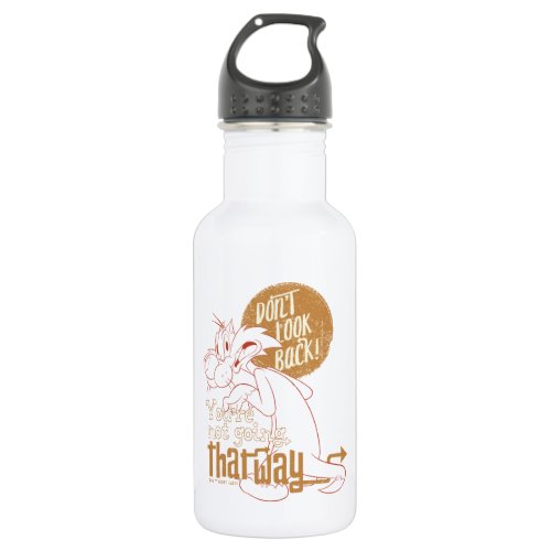 Retro SYLVESTER  Dont Look Back Stainless Steel Water Bottle