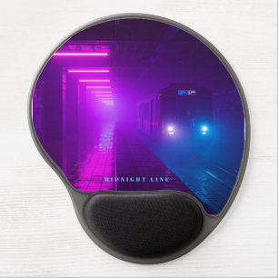 Retro Synthwave Vap Gel Mouse Pad