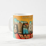 Retro Syracuse New York Greeting Mug<br><div class="desc">Stunning retro postcard greeting from Syracuse, New York repurposed!</div>
