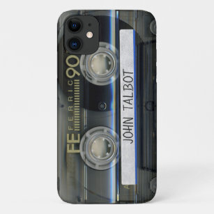 Retro T1 Audiotape mixtape Cassette Name iPC iPhone 11 Case