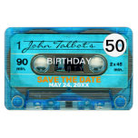 Retro T4 Audiotape 50th Birthday Save The Date Fpm Magnet at Zazzle