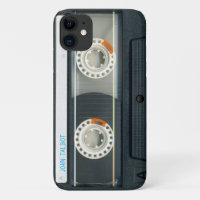 Retro T6 Audiotape mixtape Cassette Name iPC Case-