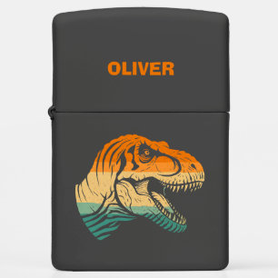 Retro T-rex Dinosaur Zippo Lighter