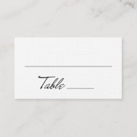 Retro Table Place Cards Templates | Blank