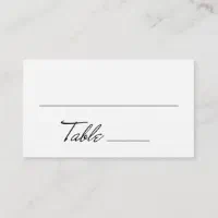 Retro Table Place Cards Templates | Blank | Zazzle