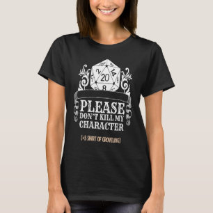 Retro Tabletop Dungeons Game I RPG Dice Cube T-Shirt