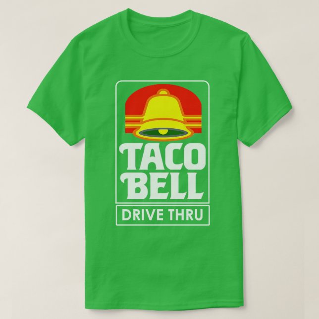 Retro Taco Drive Thru Pillow T-Shirt (Design Front)