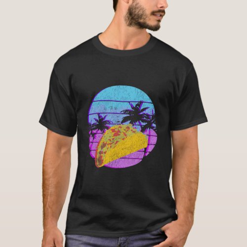 Retro Taco Japanese Otaku Grunge Aesthetic Vaporwa T_Shirt