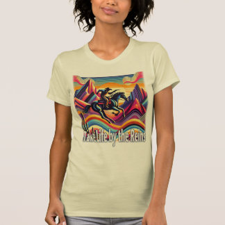 Retro Take Life By The Reins Western T-Shirt