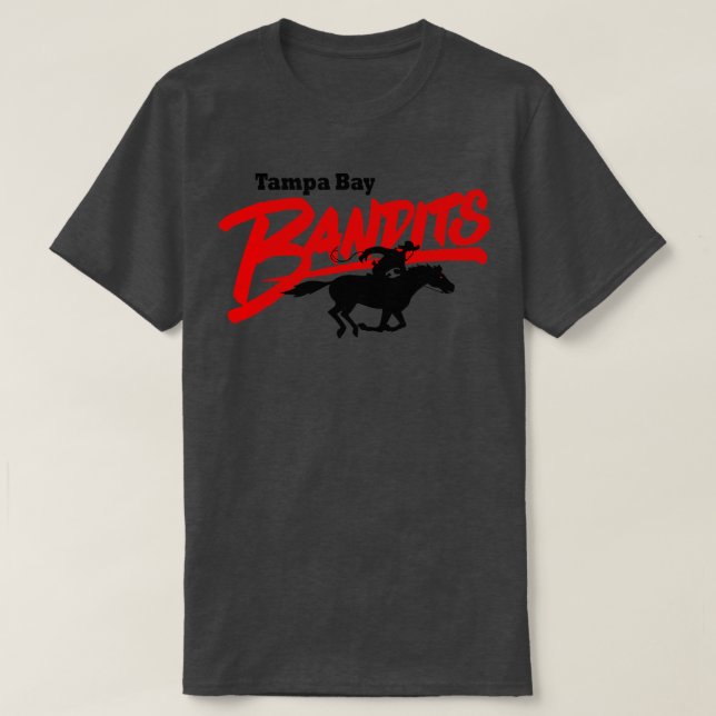 Retro Tampa Bay Bandits o T-Shirt (Design Front)