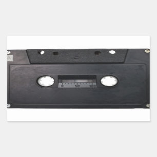 retro tape cassette player music hipster stereo rectangular sticker