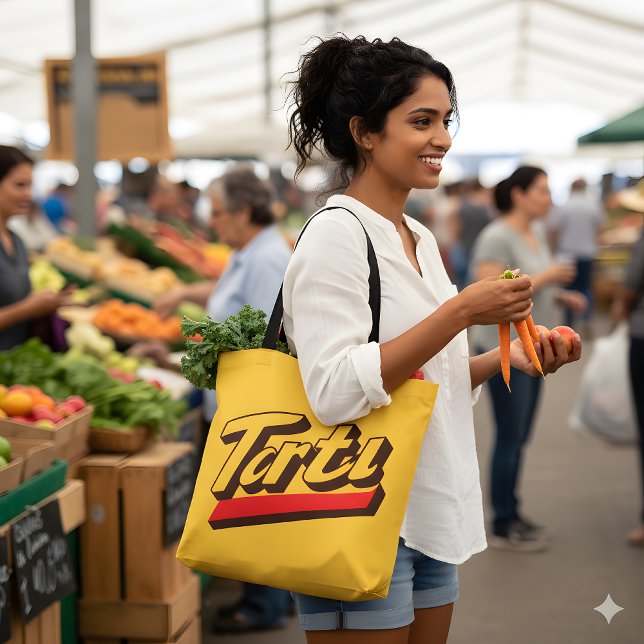 Retro “Tartu” Tote Bag – Bold Pop Aesthetic (Creator Uploaded)