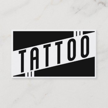 Retro Tattoo Business Card by asyrum at Zazzle