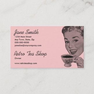 Retro Tea Business Card