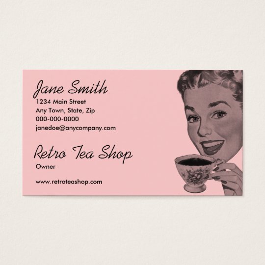 Retro Tea Business Card