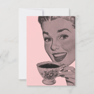 Retro Tea Party V2 Invitation