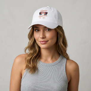 Retro Teacher Summer Mode Custom Text Hat