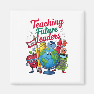 Retro Teaching Future Leaders Teacher School  Magnet