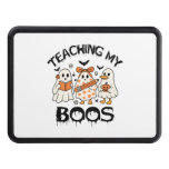 Retro Teaching My Boos Halloween Hitch Cover