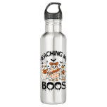 Retro Teaching My Boos Halloween Stainless Steel Water Bottle