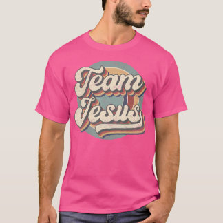 Retro Team Jesus Christian Bible Religious T-Shirt