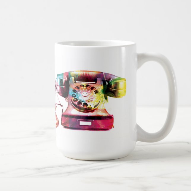 Retro Telephone Mug (Right)