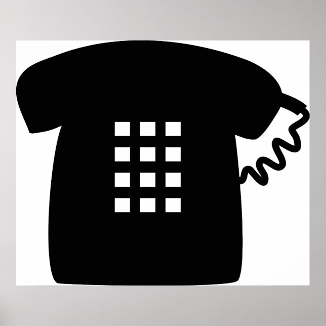 Retro Telephone Poster (Front)