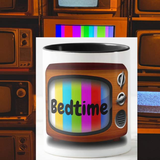 Retro television TV  test pattern bedtime Mug (Creator Uploaded)