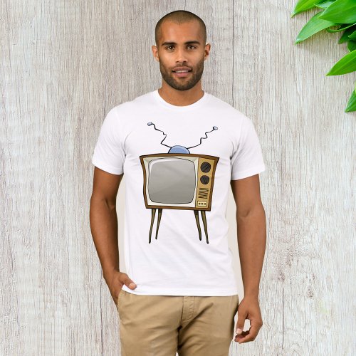 Retro Television Vintage TV Mens T_Shirt